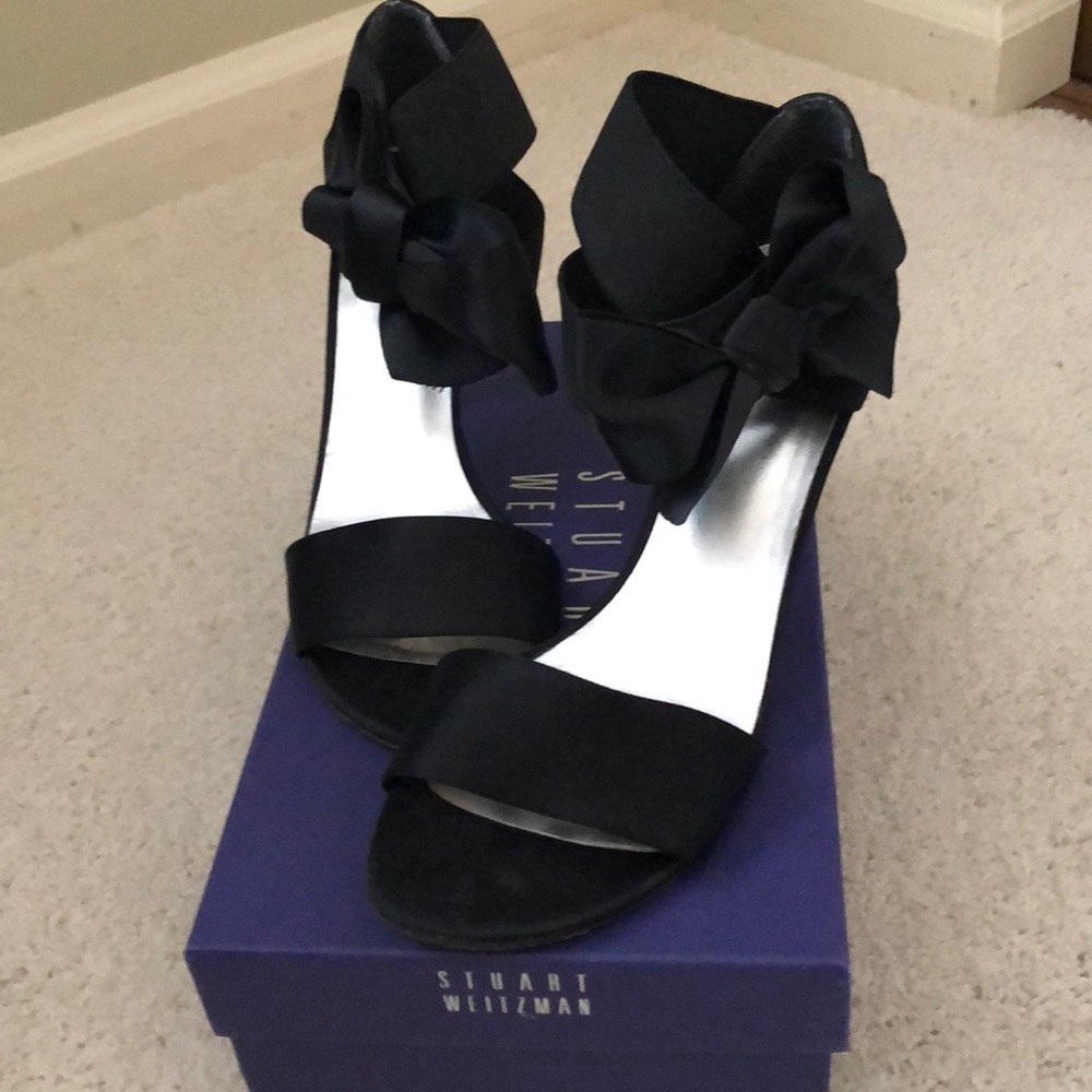 Stuart Weitzman Black Chantelle heels